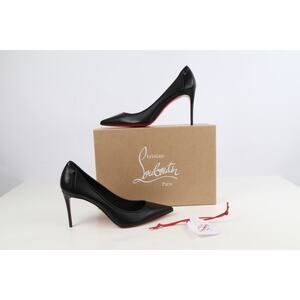 Christian Louboutin Sporty Kate 85 Napa Lamb Black Leather Pumps Size 41 $945